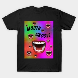 Mouth Groove Groovy Psychedelic Graphic T-Shirt
